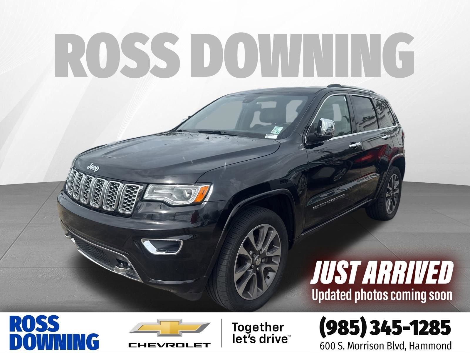 2018 Jeep Grand Cherokee Overland 4x2