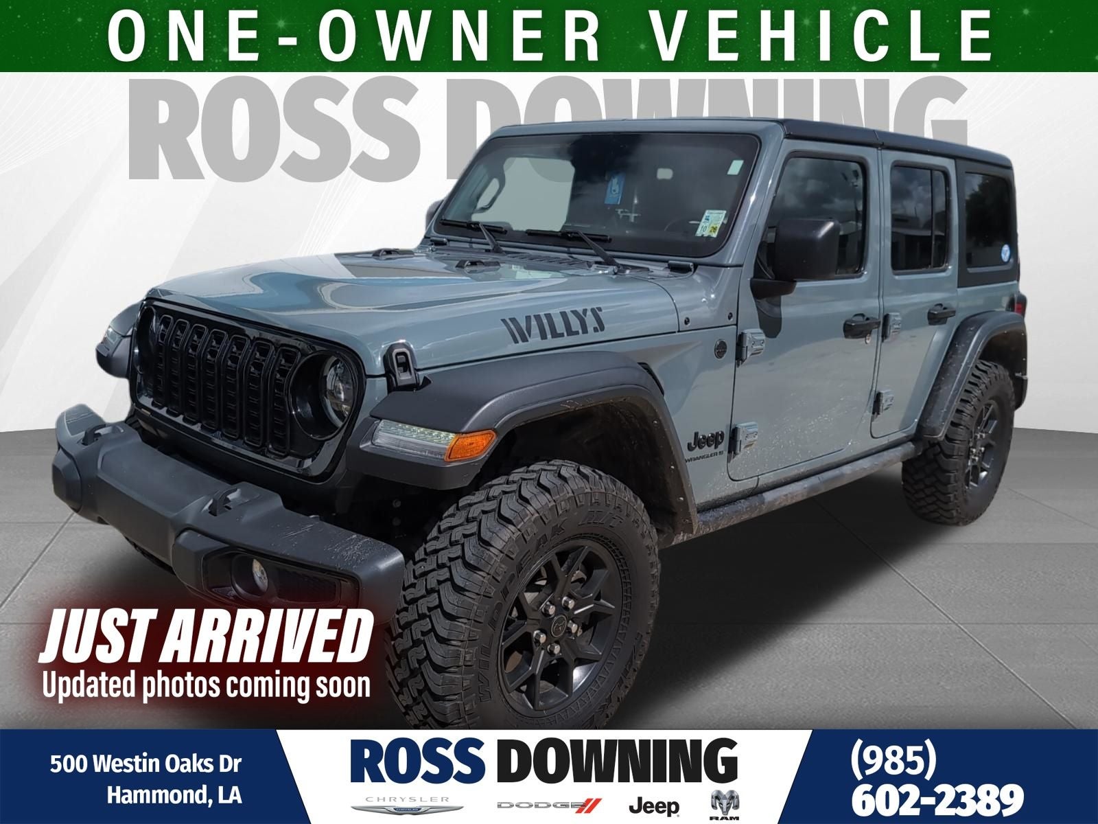 2024 Jeep Wrangler 4-Door Willys 4x4