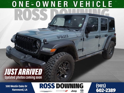 2024 Jeep Wrangler 4-Door Willys 4x4