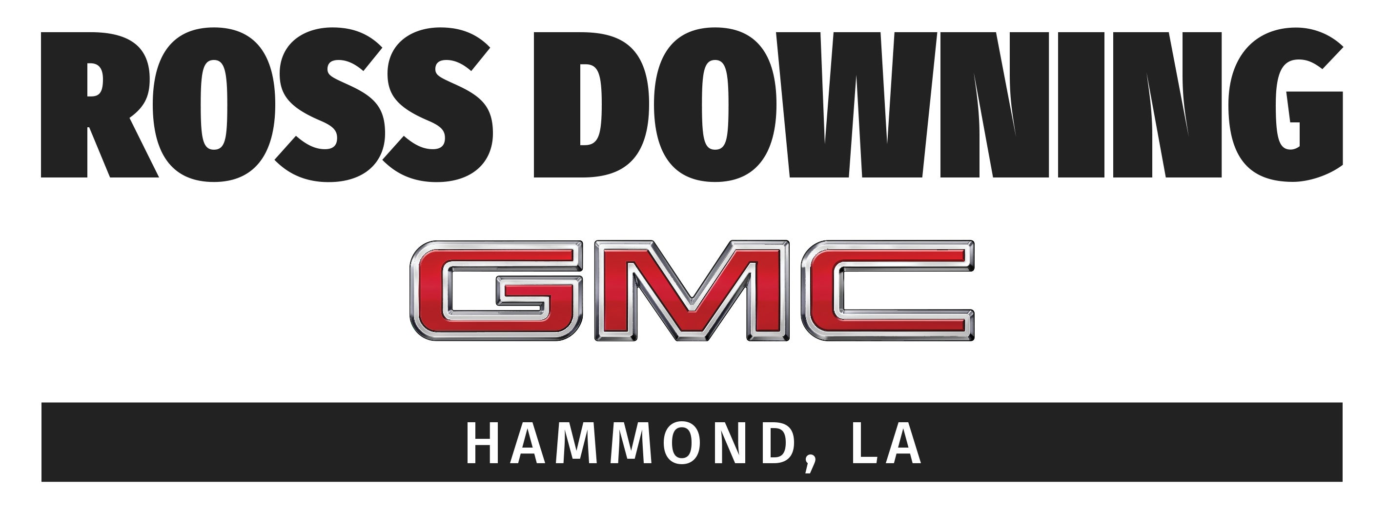 Ross Downing Hammond GMC Logo